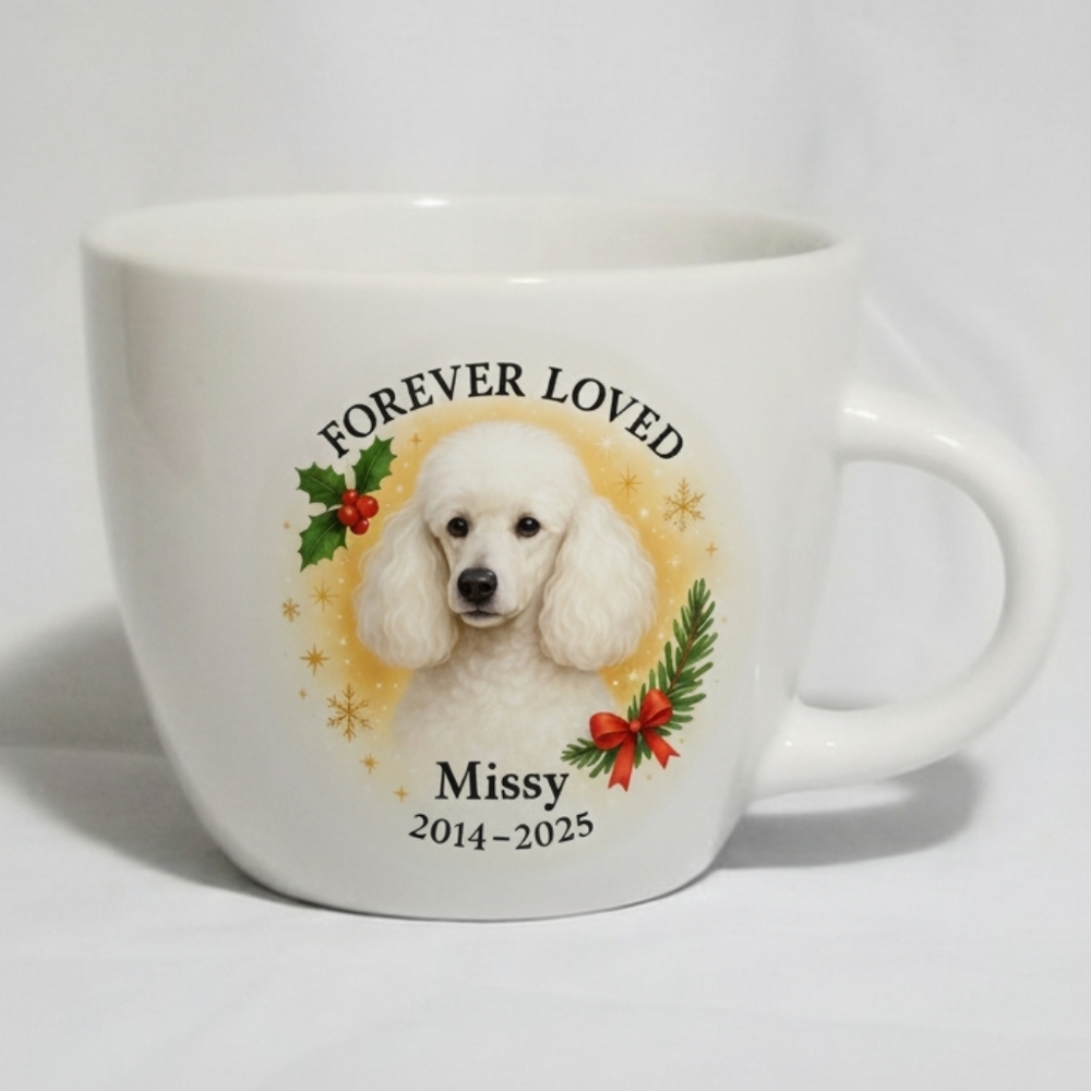 Personalized Christmas Pet Memorial Mug 16oz Project 62 | Custom Dog Cat Keepsak